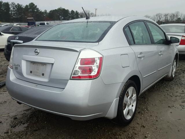 3N1AB61E58L669376 - 2008 NISSAN SENTRA 2.0 SILVER photo 4