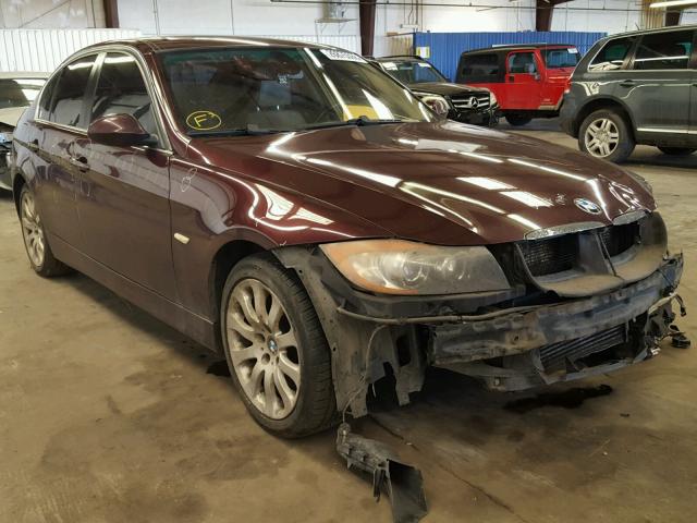 WBAVD53538A010748 - 2008 BMW 335 XI MAROON photo 1