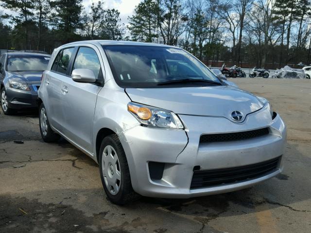 JTKKUPB45D1034742 - 2013 TOYOTA SCION XD SILVER photo 1