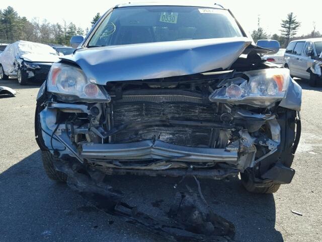 5J6RE48768L046888 - 2008 HONDA CR-V EXL BLUE photo 9