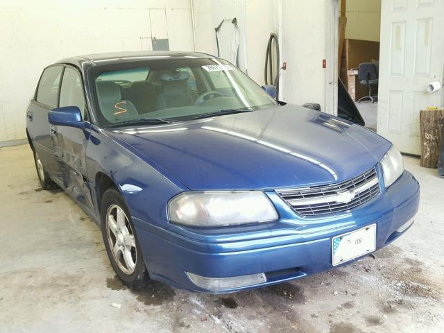 2G1WH52K359286334 - 2005 CHEVROLET IMPALA LS BLUE photo 1