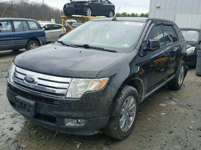 2FMDK3JCXABB32331 - 2010 FORD EDGE SEL BLACK photo 2