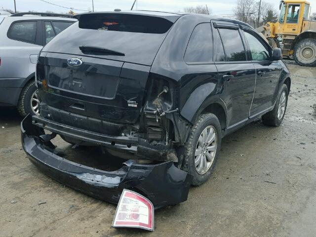 2FMDK3JCXABB32331 - 2010 FORD EDGE SEL BLACK photo 4