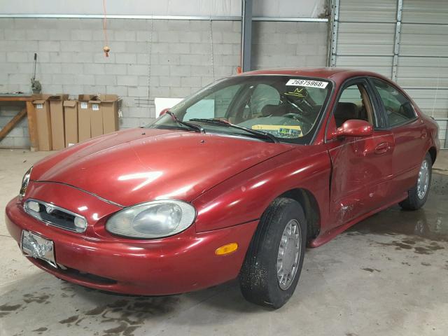 1MELM50U7VA633709 - 1997 MERCURY SABLE GS MAROON photo 2