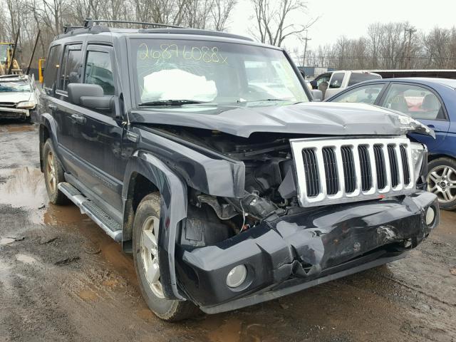1J8HG48K17C576015 - 2007 JEEP COMMANDER შავი ფოტო 1