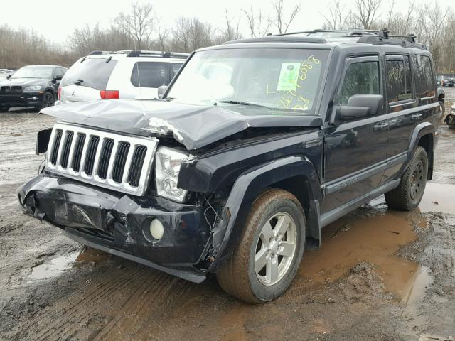 1J8HG48K17C576015 - 2007 JEEP COMMANDER შავი ფოტო 2