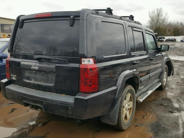 1J8HG48K17C576015 - 2007 JEEP COMMANDER შავი ფოტო 4