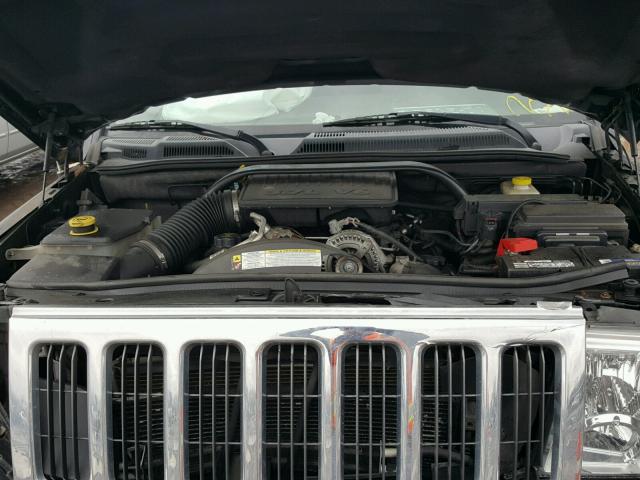 1J8HG48K17C576015 - 2007 JEEP COMMANDER შავი ფოტო 7