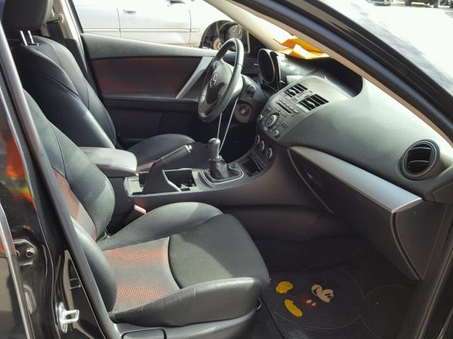 JM1BL1L40D1829526 - 2013 MAZDA SPEED 3 BLACK photo 5