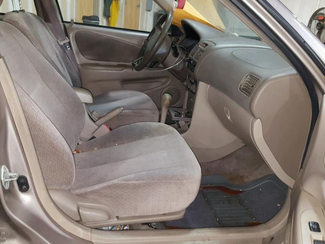 2T1BR12E12C544707 - 2002 TOYOTA COROLLA CE BEIGE photo 5