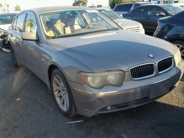 WBAGN63492DR03967 - 2002 BMW 745 LI GOLD photo 1