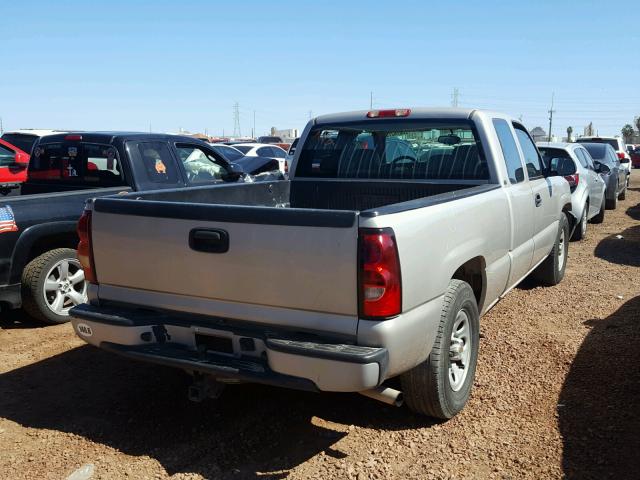 1GCEC19X25Z226885 - 2005 CHEVROLET SILVERADO TAN photo 4