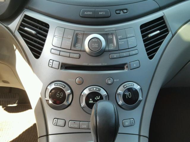 4S4WX9GD0A4401993 - 2010 SUBARU TRIBECA LI 银色 照片 9