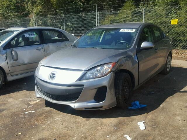 JM1BL1UFXC1513226 - 2012 MAZDA 3 I GRAY photo 2