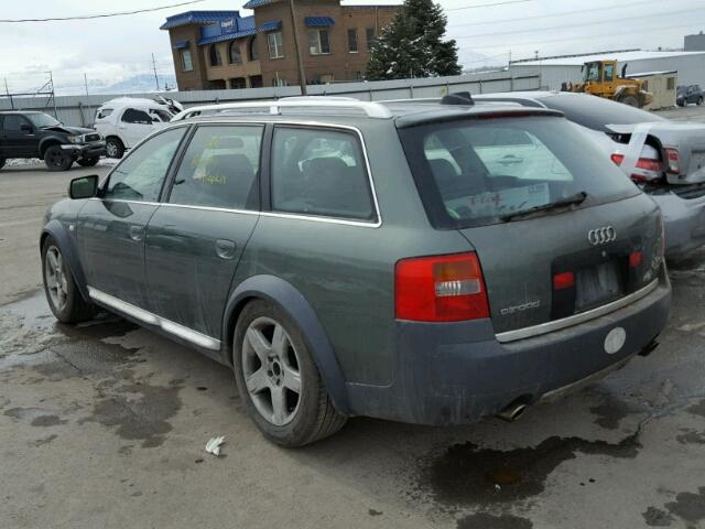 WA1YD64B74N052556 - 2004 AUDI ALLROAD GREEN photo 3