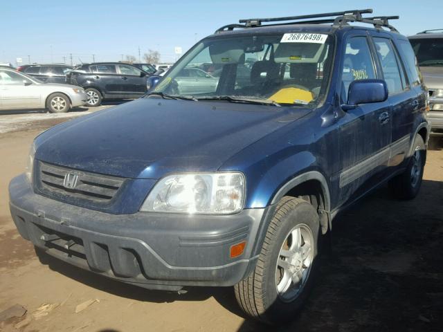 JHLRD1768WC049503 - 1998 HONDA CR-V EX BLUE photo 2