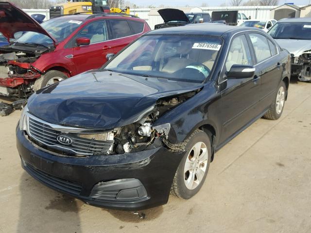 KNAGE228295367297 - 2009 KIA OPTIMA LX BLACK photo 2