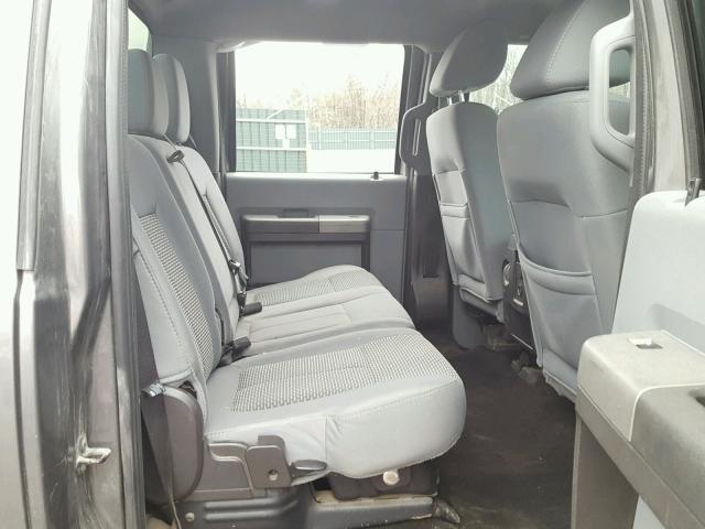 1FT7W2B68BEB71434 - 2011 FORD F250 SUPER GRAY photo 6