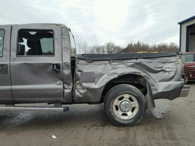 1FT7W2B68BEB71434 - 2011 FORD F250 SUPER GRAY photo 9