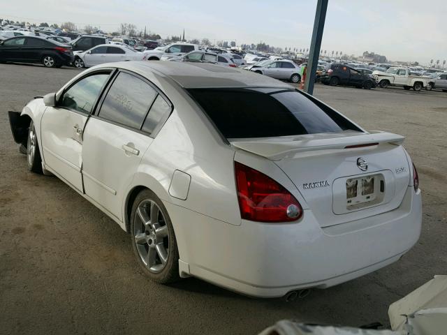 1N4BA41E94C901949 - 2004 NISSAN MAXIMA SE WHITE photo 3