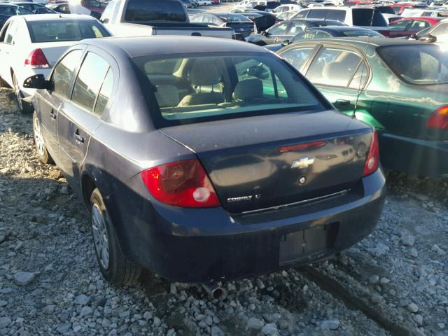 1G1AD5F50A7145453 - 2010 CHEVROLET COBALT 1LT BLUE photo 3