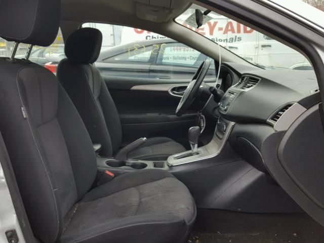 3N1AB7AP1FY315846 - 2015 NISSAN SENTRA S SILVER photo 5