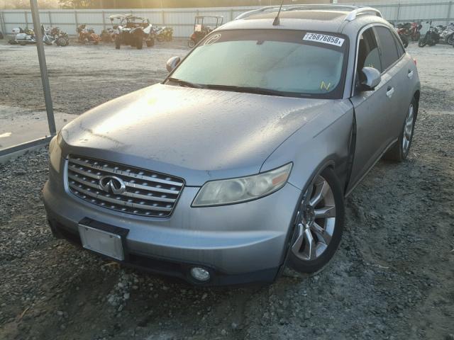 JNRAS08U74X111986 - 2004 INFINITI FX35 SILVER photo 2