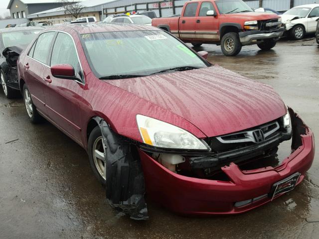 1HGCM56735A077399 - 2005 HONDA ACCORD EX MAROON photo 1