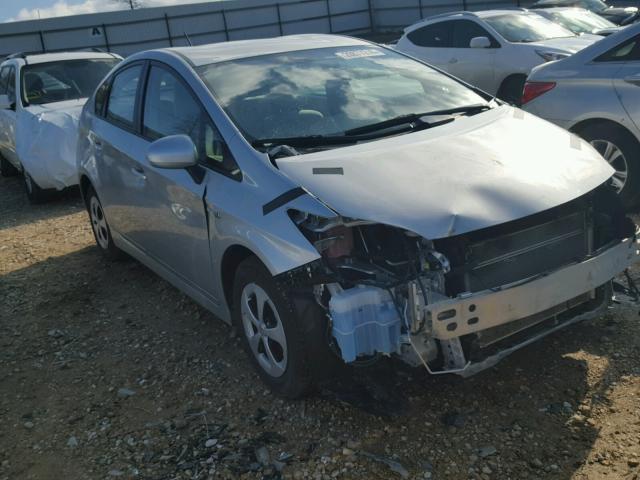 JTDKN3DUXC1488901 - 2012 TOYOTA PRIUS SILVER photo 1