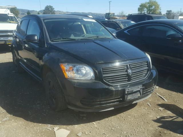 1B3HB28B37D541112 - 2007 DODGE CALIBER BLACK photo 1