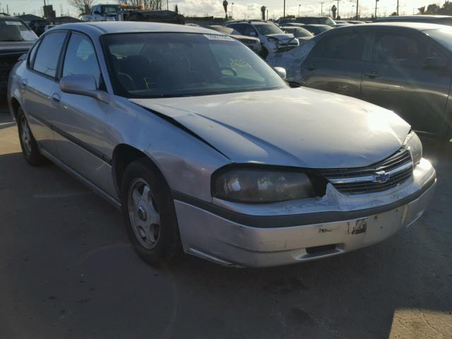 2G1WF52E849270404 - 2004 CHEVROLET IMPALA SILVER photo 1