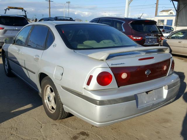 2G1WF52E849270404 - 2004 CHEVROLET IMPALA 银色 照片 3