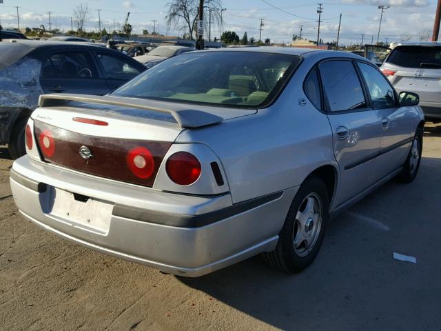 2G1WF52E849270404 - 2004 CHEVROLET IMPALA 银色 照片 4