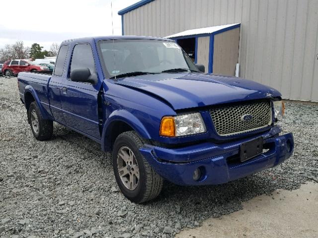 1FTYR14V93TA23297 - 2003 FORD RANGER SUP BLUE photo 1