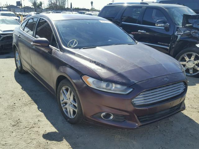 3FA6P0HR0DR209162 - 2013 FORD FUSION SE ORANGE photo 1