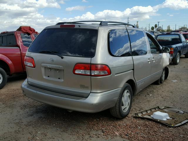 4T3ZF13C43U540713 - 2003 TOYOTA SIENNA LE GOLD photo 4