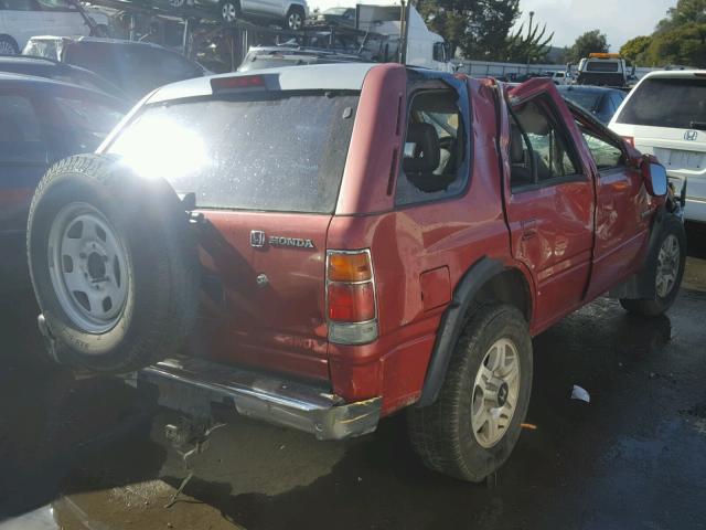 4S6CM58V0V4405292 - 1997 HONDA PASSPORT E 红色 照片 4