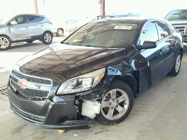 1G11B5SA4DF132000 - 2013 CHEVROLET MALIBU LS BLACK photo 2