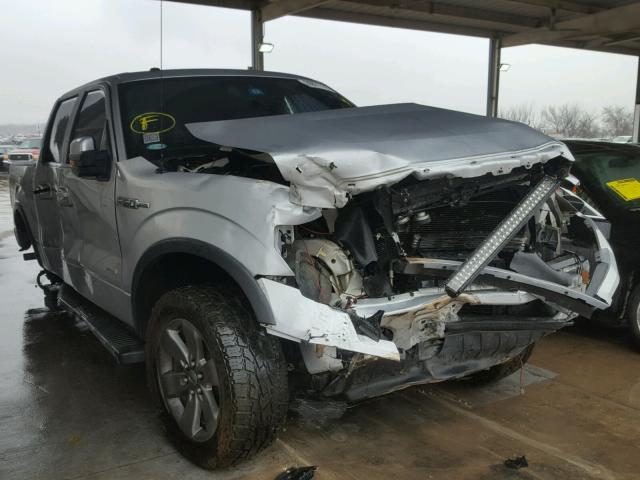 1FTFW1ET5DKF24935 - 2013 FORD F150 SUPER SILVER photo 1