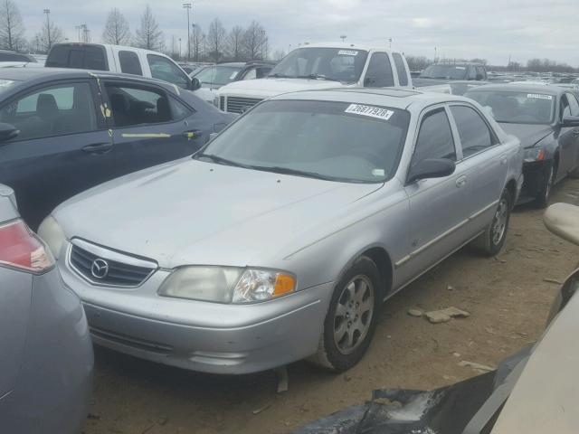 1YVGF22C0Y5151073 - 2000 MAZDA 626 ES SILVER photo 2