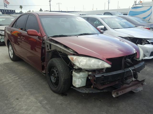 4T1BE30K15U071278 - 2005 TOYOTA CAMRY LE RED photo 1