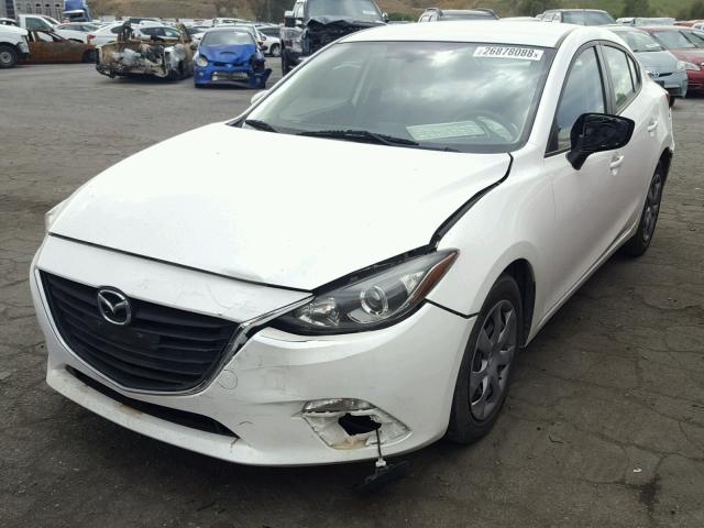 JM1BM1T79E1214918 - 2014 MAZDA 3 SV WHITE photo 2