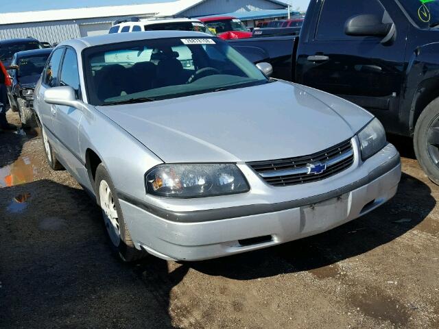 2G1WF52E549328615 - 2004 CHEVROLET IMPALA SILVER photo 1