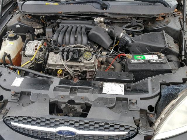 1FAFP53U13A126082 - 2003 FORD TAURUS SE BLACK photo 7