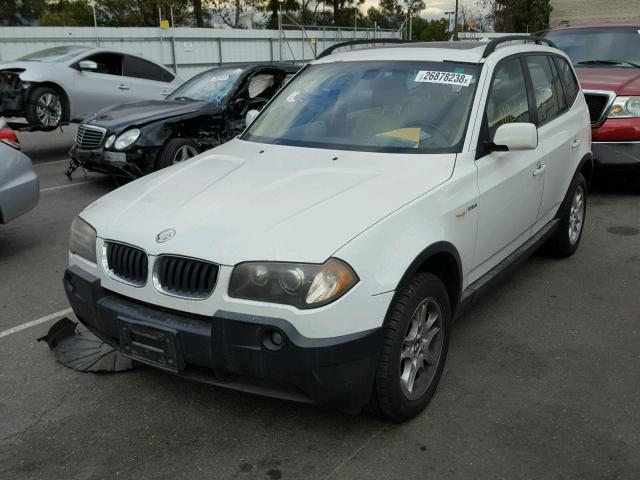 WBXPA73434WC38226 - 2004 BMW X3 2.5I WHITE photo 2