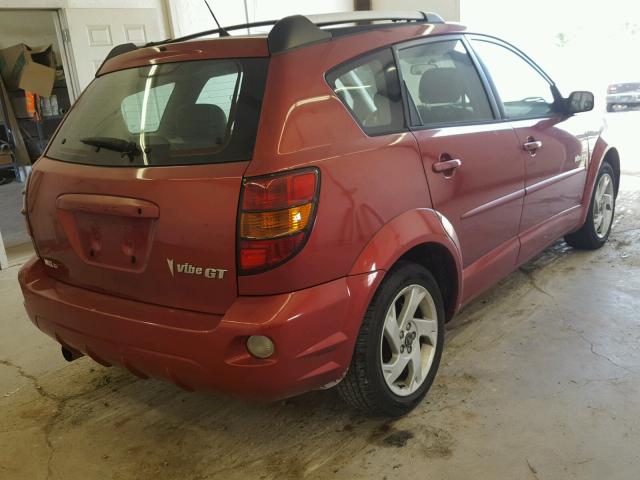 5Y2SN62L13Z451099 - 2003 PONTIAC VIBE GT MAROON photo 4