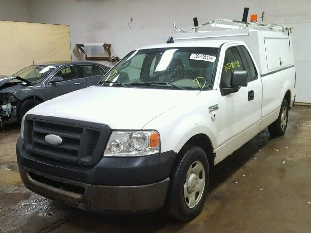 1FTRF12218KD93551 - 2008 FORD F150 WHITE photo 2