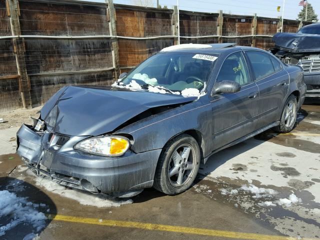 1G2NG52E94M553496 - 2004 PONTIAC GRAND AM S GRAY photo 2