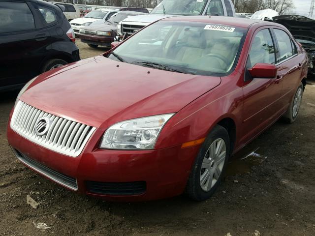 3MEFM07Z36R636387 - 2006 MERCURY MILAN RED photo 2