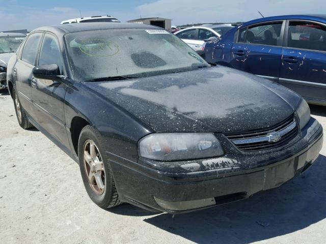 2G1WH52K359218339 - 2005 CHEVROLET IMPALA LS BLACK photo 1